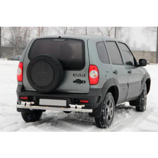 Achterbumperbeugel AK015 (RVS) Chevrolet Niva 1998–2020 foto 1