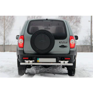 Achterbumperbeugel AK015 (RVS) Chevrolet Niva 1998–2020 foto 2