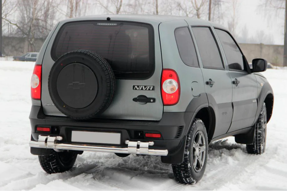 Chevrolet Niva 1998–2020 Achterbumperbeugel AK015 (RVS) Image