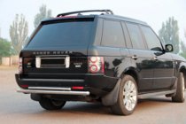 Range Rover III L322 2002–2012 Dubbele achterbeugel AK002 (RVS) foto 1