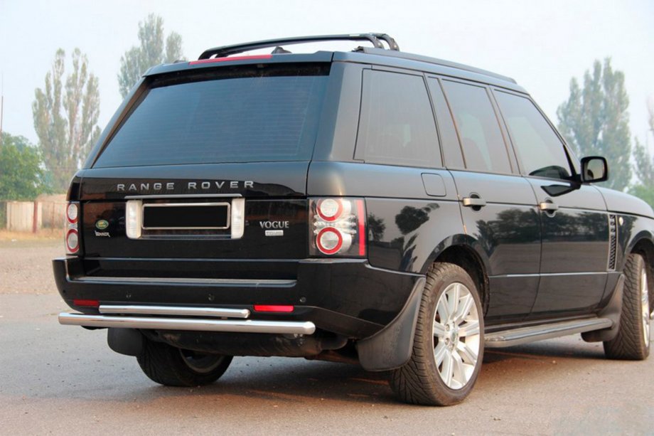Range Rover III L322 2002–2012 Dubbele achterbeugel AK002 (RVS) Image