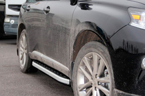 Lexus RX 2009–2015 Fullmond side steps (set van 2, aluminium) foto 7