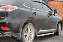 Lexus RX 2009–2015 Fullmond side steps (set van 2, aluminium) foto 8