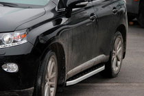 Lexus RX 2009–2015 Fullmond side steps (set van 2, aluminium) foto 12