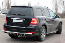 Mercedes GL-klasse X164 2006–2012 Achterbeugel AK-style (RVS) foto 1