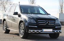 Mercedes GL-klasse X164 2006–2012 Voorste bullbar ST015 (RVS) foto 3