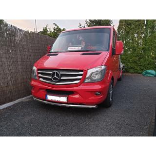 Voorste onderbeschermbeugel ST008 (RVS) Mercedes Sprinter W906 2006–2018 foto 4