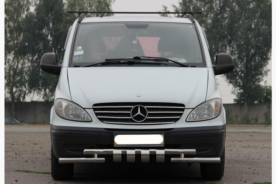 Mercedes Vito W639 2004–2014 Bullbar Shark ST015 (RVS) Image