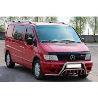 Bullbar met zijbeugels WT002 Plus (RVS) Mercedes Vito W638 1996–2003 foto 1