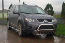 Mitsubishi Outlander 2006–2012 Bullbar WT002 (RVS) foto 2