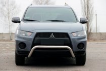 Mitsubishi Outlander 2006–2012 Bullbar WT007 (rvs) foto 1