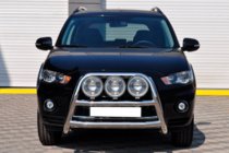 Mitsubishi Outlander 2006–2012 Bullbar WT018 (2010-2012, RVS) foto 1