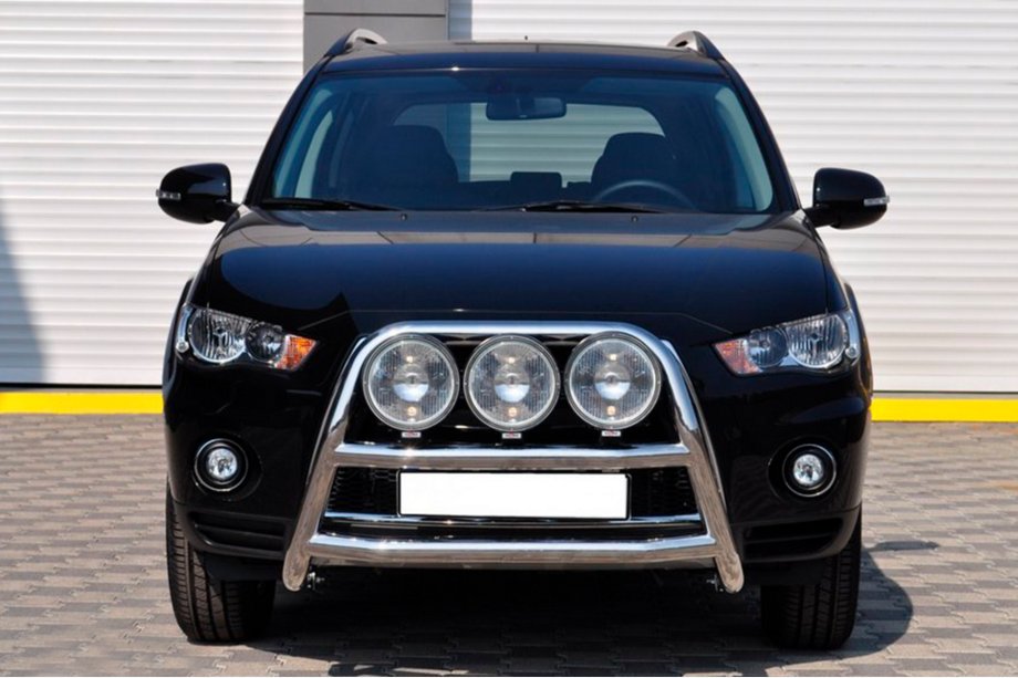 Mitsubishi Outlander 2006–2012 Bullbar WT018 (2010-2012, RVS) Image