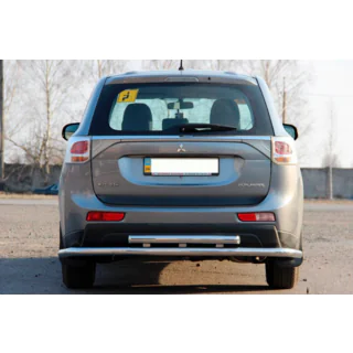 Achterbeschermbeugel AK004 (RVS) Mitsubishi Outlander 2012–2021 foto 2
