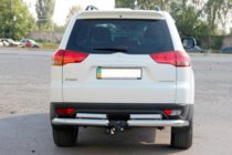 Mitsubishi Pajero Sport 2008–2015 Achterbeschermbeugel AK003-Special (2 stuks, RVS) foto 2