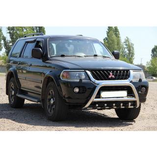 Bullbar WT003 (RVS) Mitsubishi Pajero Sport 1996–2007 foto 3