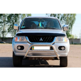 Bullbar WT022 (RVS) Mitsubishi Pajero Sport 1996–2007 foto 2