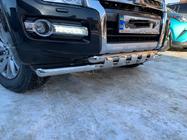 Mitsubishi Pajero Wagon IV 2006–2021 RVS voorbumperbescherming ST015 foto 8