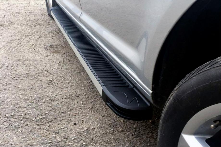 Volkswagen Caddy 2010–2015 MAYA sidebars (set 2 st., aluminium) Image