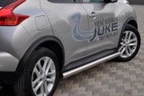 Nissan Juke 2010–2019 Sidebars Ø60 (2 stuks, RVS) foto 2