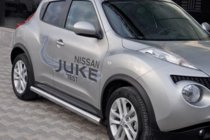 Nissan Juke 2010–2019 Sidebars Ø60 (2 stuks, RVS) foto 1