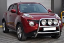 Nissan Juke 2010–2019 Bullbar WT018 (RVS) foto 1