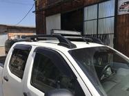 Nissan Navara 2006–2015 Dakrails met dwarsbalken (2 stuks, zwart) foto 3