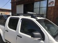 Nissan Navara 2006–2015 Dakrails met dwarsbalken (2 stuks, zwart) foto 5