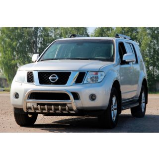 Bullbar WT008 (RVS) Nissan Pathfinder R51 2005–2014 foto 4