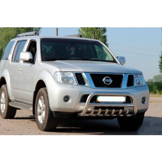 Bullbar WT008 (RVS) Nissan Pathfinder R51 2005–2014 foto 2