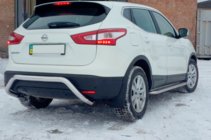 Nissan Qashqai 2014–2021 Achterbeugel AK007-1 (RVS) foto 5