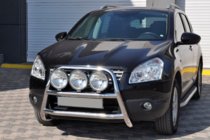 Nissan Qashqai 2007–2010 Bullbar WT018 (RVS) foto 3