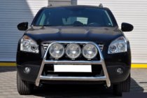 Nissan Qashqai 2007–2010 Bullbar WT018 (RVS) foto 1