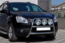 Nissan Qashqai 2010–2014 Bullbar WT018 (RVS) foto 2