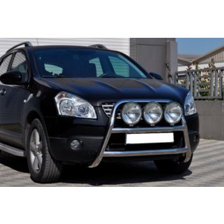 Bullbar WT018 (RVS) Nissan Qashqai 2010–2014 foto 2