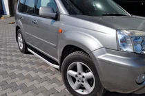 Nissan X-trail T30 2002–2007 Fullmond side steps (set van 2, aluminium) foto 1
