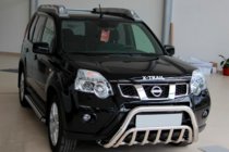 Nissan X-trail T31 2007–2014 Voorste bullbar WT002 (RVS) foto 5