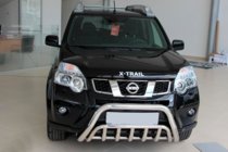 Nissan X-trail T31 2007–2014 Voorste bullbar WT002 (RVS) foto 4