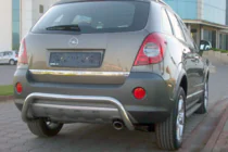 Opel Antara 2006–2017 Achterbeschermbeugel AK007-1 (RVS) foto 1