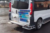 Nissan Primastar 2002–2014 Achterbeschermbeugel AK-Special (RVS) foto 5
