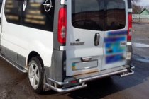 Opel Vivaro 2001–2015 Achterbeschermbeugel AK-Special (RVS) foto 5