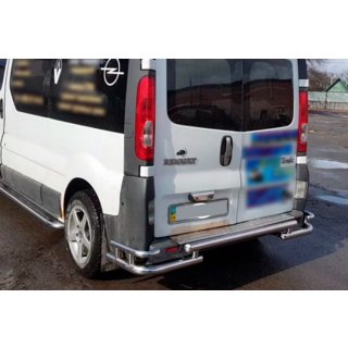 Achterbeschermbeugel AK-Special (RVS) Renault Trafic 2001–2015 foto 1