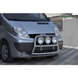 Bullbar WT018 (RVS) Opel Vivaro 2001–2015 foto 3