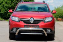 Renault Sandero 2013–2022 Voorbumperbeugel WT007 (RVS) foto 1