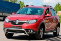 Dacia Sandero 2013–2020 Voorbumperbeugel WT007 (RVS) foto 1