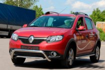 Dacia Sandero 2013–2020 Voorbumperbeugel WT007 (RVS) foto 3