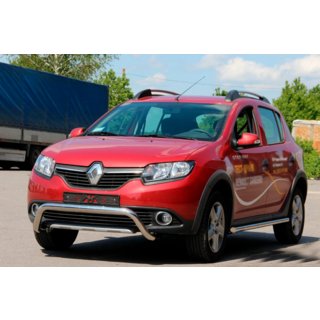 Voorbumperbeugel WT007 (RVS) Dacia Sandero 2013–2020 foto 3