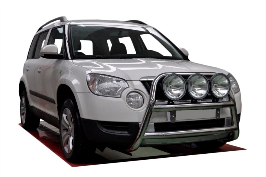 Skoda Yeti 2009–2017 Bullbar WT018 (RVS) Foto 1