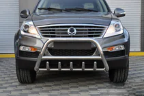 SsangYong Rexton I 2001–2017 Bullbar WT003 (RVS) foto 3