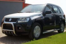 Suzuki Grand Vitara 2005–2017 Bullbar QT006 (RVS) foto 1